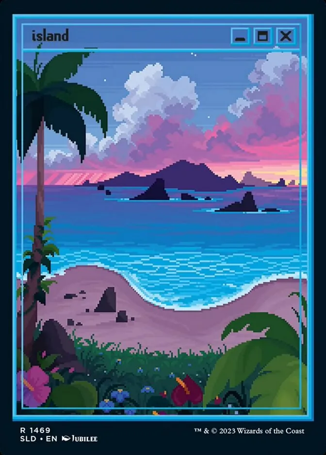 2019 Secret Lair Drop Island #1469 rare card image