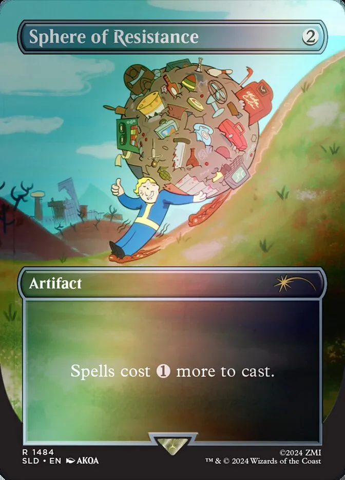 2019 Secret Lair Drop Sphere of Resistance #1484★ rare card image