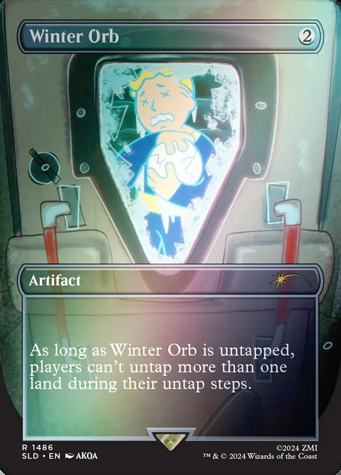 2019 Secret Lair Drop Winter Orb #1486★ rare card image