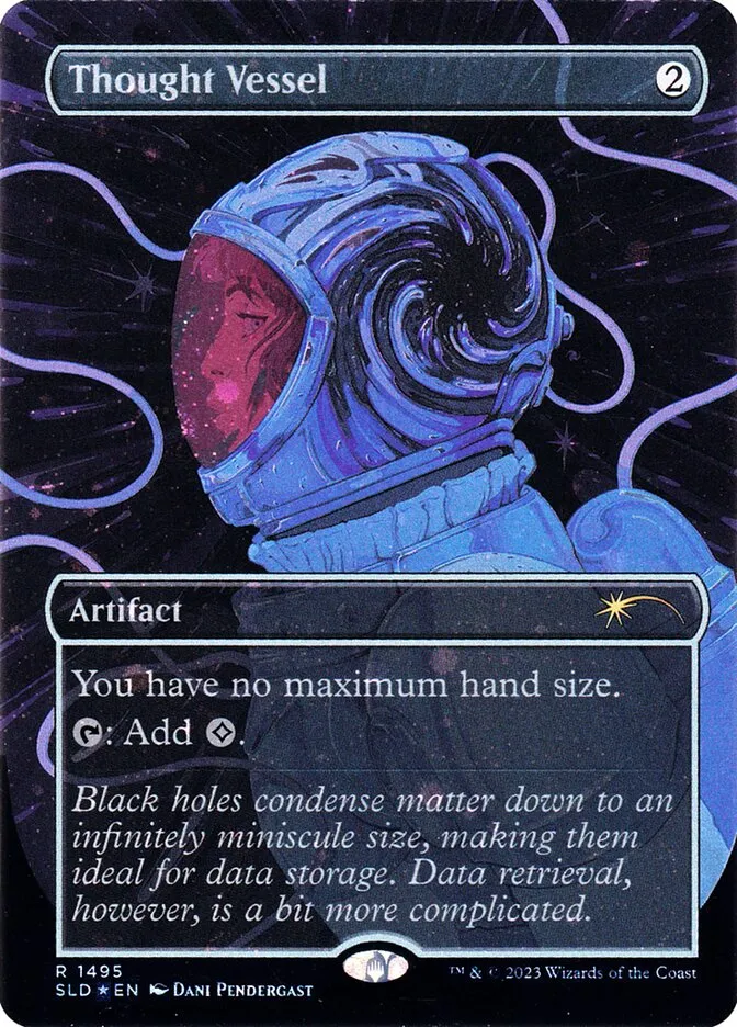 2019 Secret Lair Drop Thought Vessel #1495 rare card image