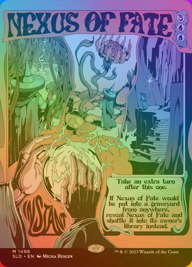 2019 Secret Lair Drop Nexus of Fate #1498★ mythic card image