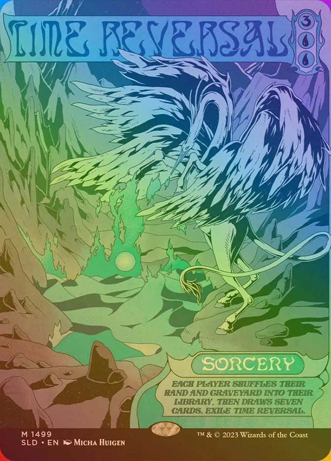2019 Secret Lair Drop Time Reversal #1499★ mythic card image