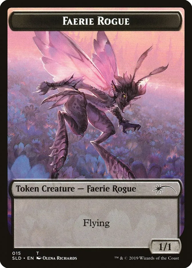 2019 Secret Lair Drop Faerie Rogue common #15 common card image