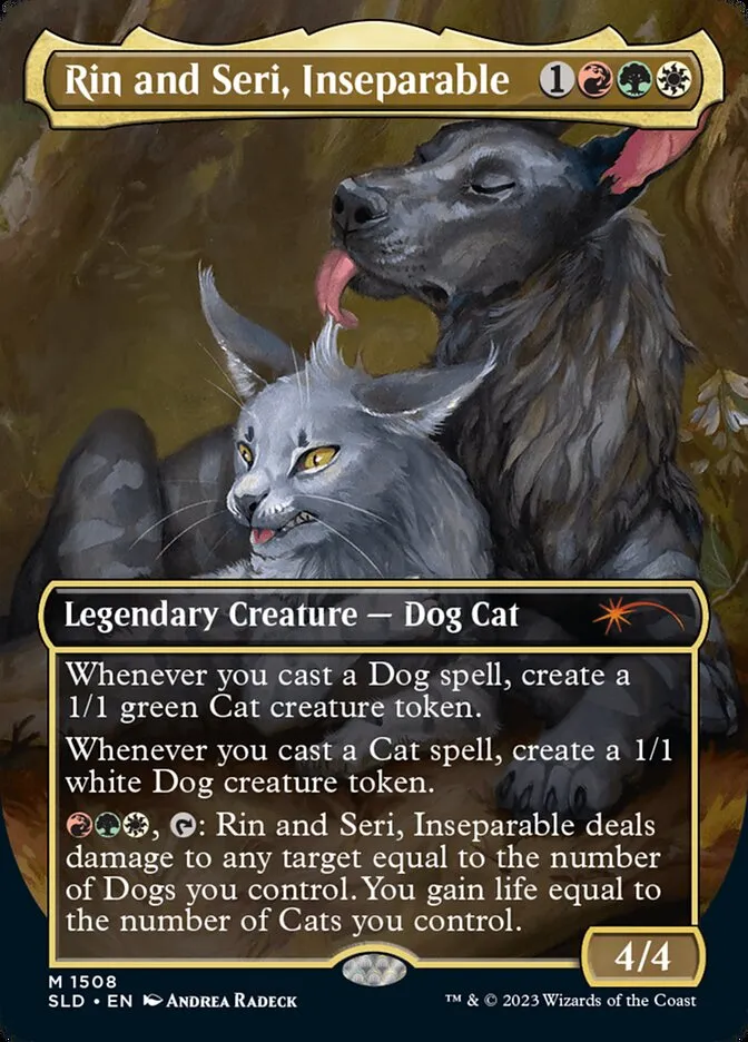 2019 Secret Lair Drop Rin and Seri, Inseparable // Rin and Seri, Inseparable #1508 mythic card image