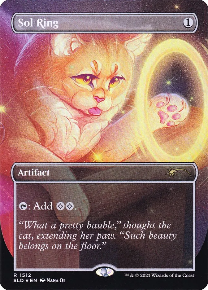 2019 Secret Lair Drop Sol Ring // Sol Ring #1512 rare card image