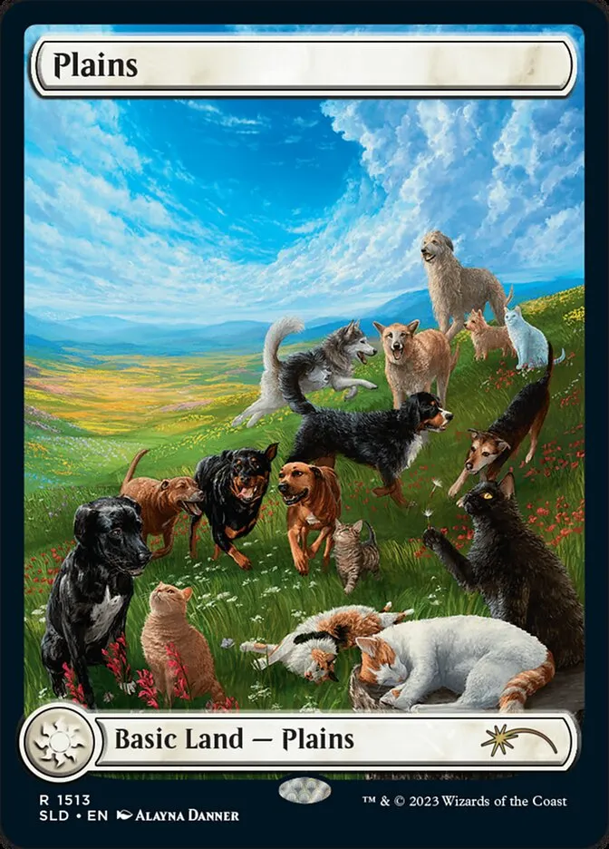 2019 Secret Lair Drop Plains #1513 rare card image