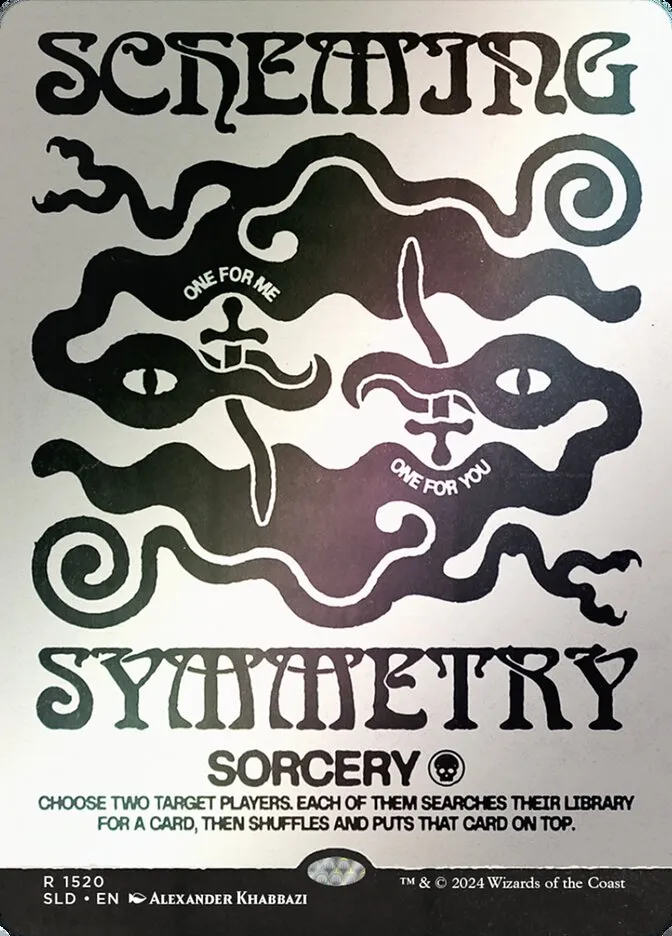 2019 Secret Lair Drop Scheming Symmetry #1520★ rare card image