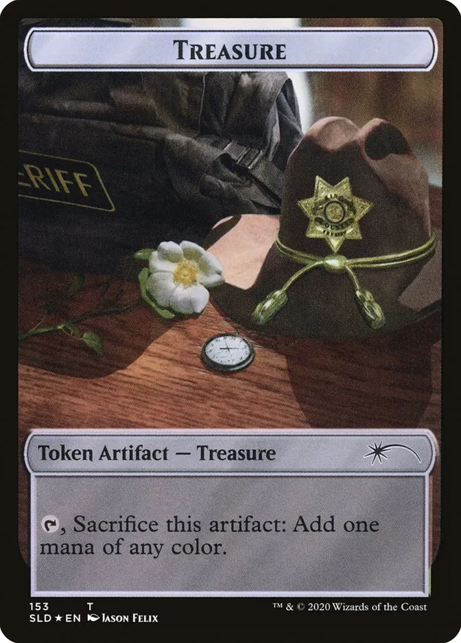 2019 Secret Lair Drop Treasure #153 common card image