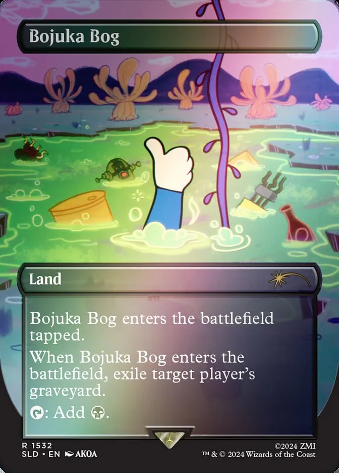 2019 Secret Lair Drop Bojuka Bog #1532★ rare card image
