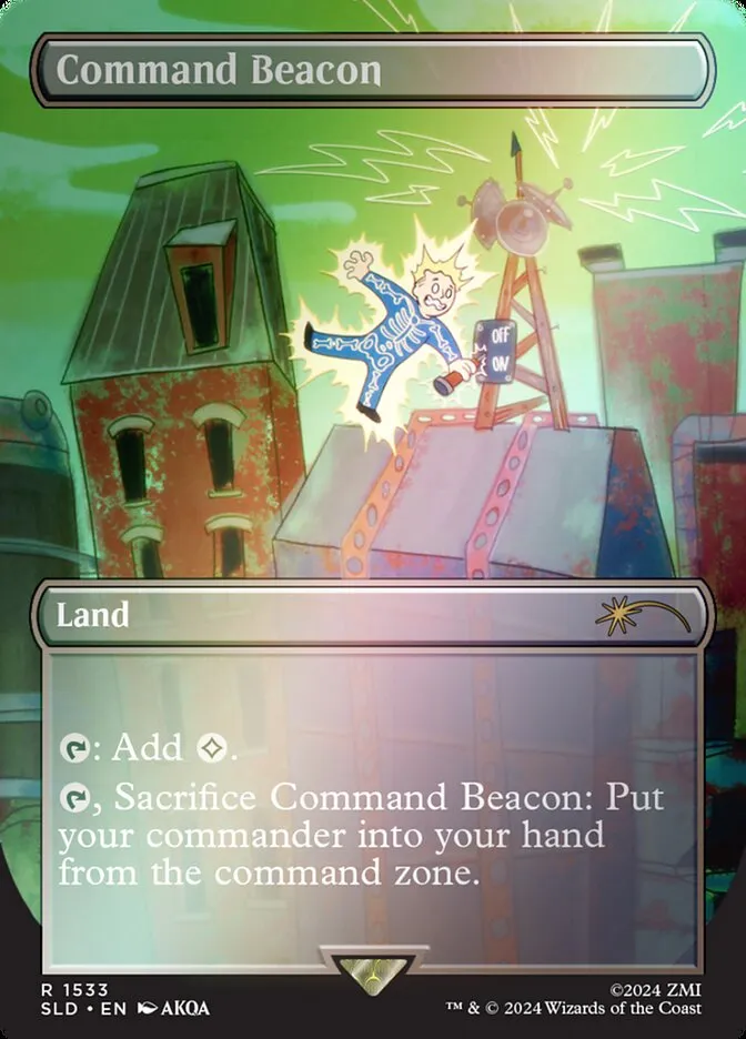 2019 Secret Lair Drop Command Beacon #1533★ rare card image