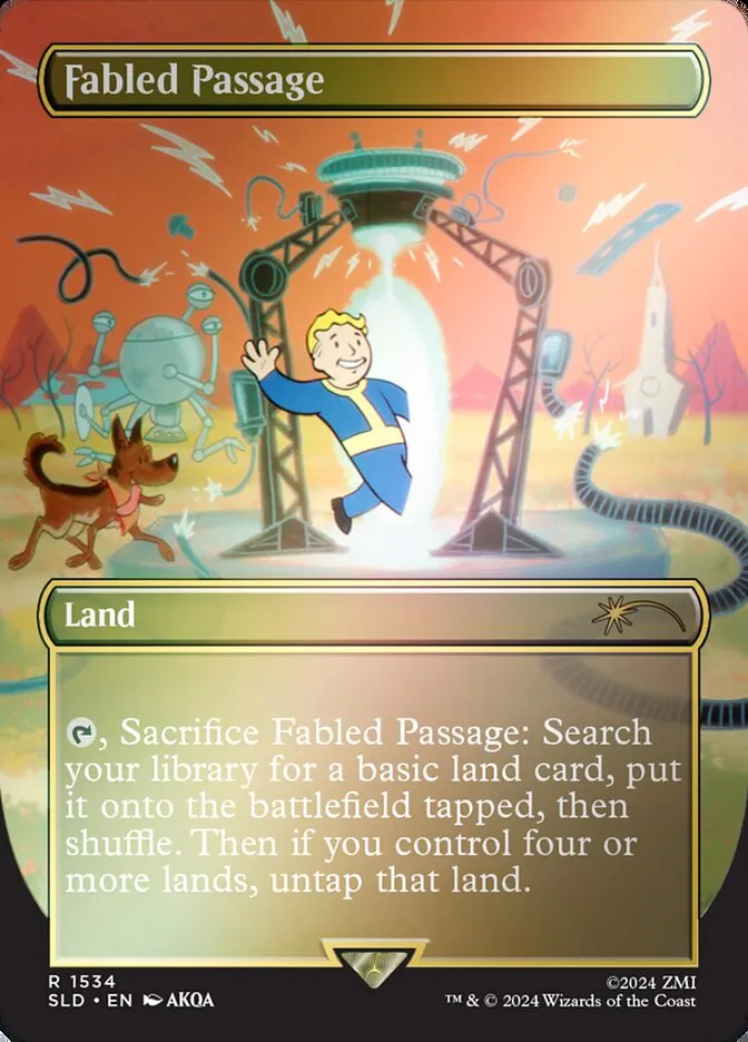 2019 Secret Lair Drop Fabled Passage #1534★ rare card image