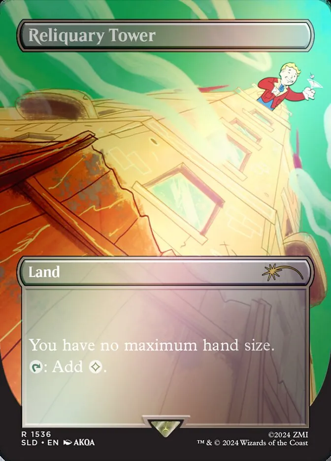 2019 Secret Lair Drop Reliquary Tower #1536★ rare card image