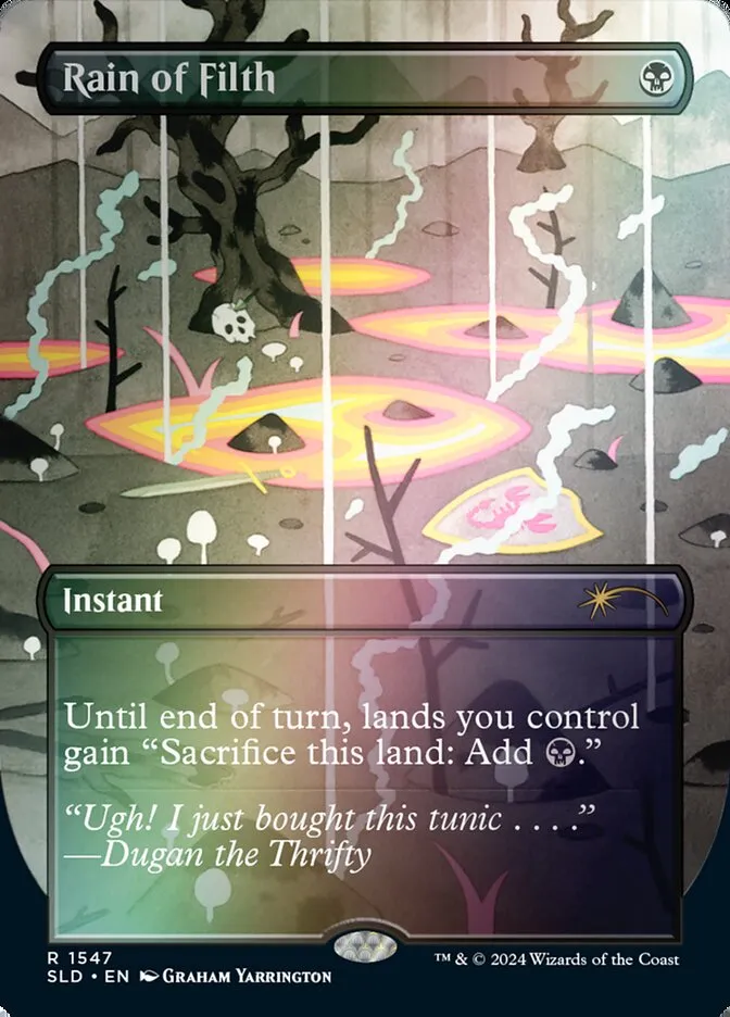 2019 Secret Lair Drop Rain of Filth #1547★ rare card image