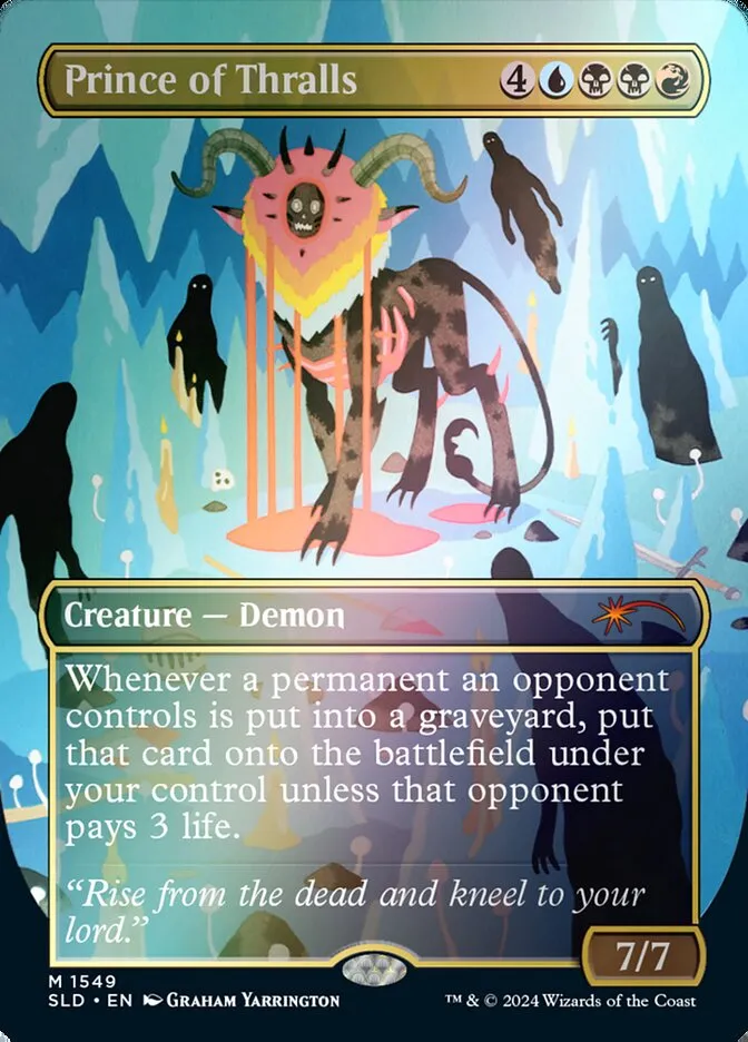 2019 Secret Lair Drop Prince of Thralls #1549★ mythic card image