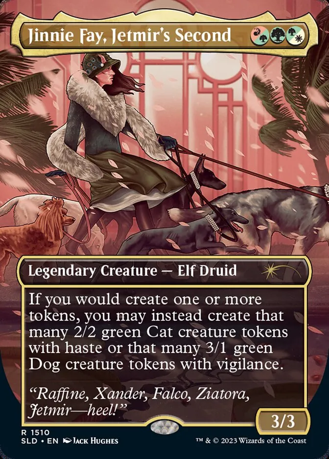 2019 Secret Lair Drop Jinnie Fay, Jetmir's Second // Jinnie Fay, Jetmir's Second #1556 rare card image