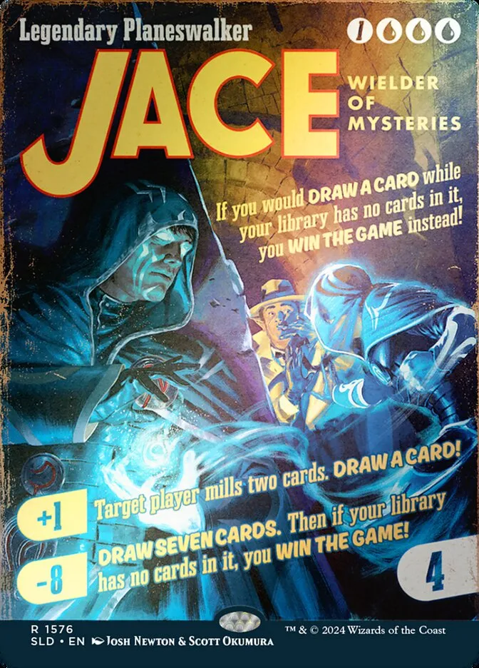 2019 Secret Lair Drop Jace, Wielder of Mysteries #1576★ rare card image