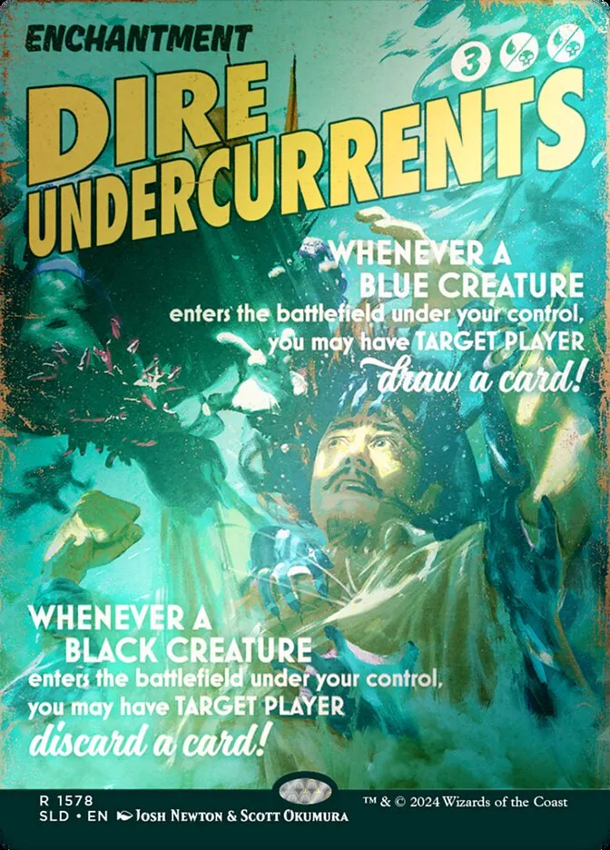 2019 Secret Lair Drop Dire Undercurrents #1578★ rare card image