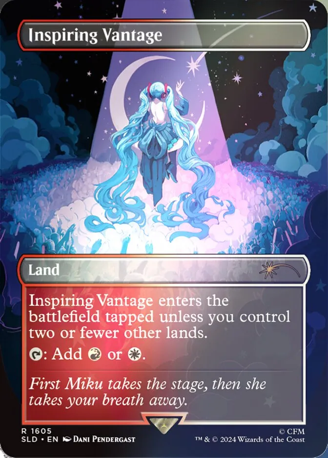 2019 Secret Lair Drop Inspiring Vantage #1605★ rare card image