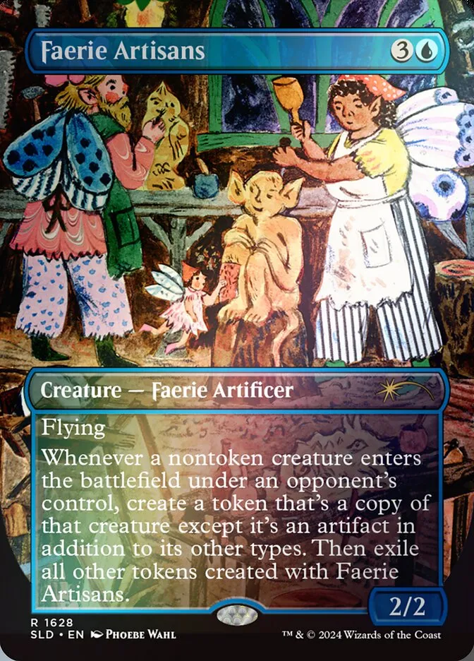 2019 Secret Lair Drop Faerie Artisans #1628★ rare card image
