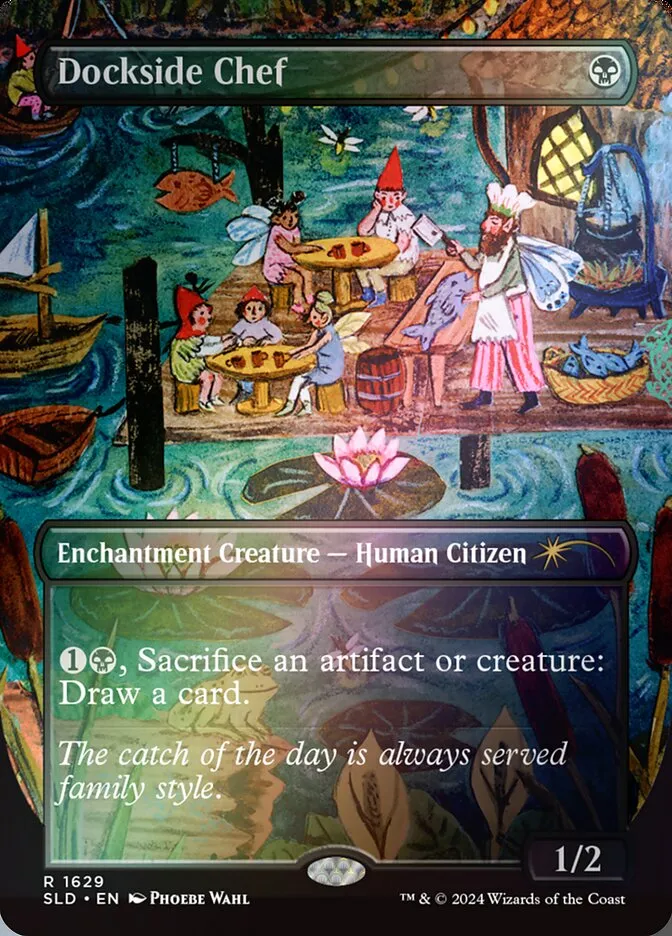 2019 Secret Lair Drop Dockside Chef #1629★ rare card image