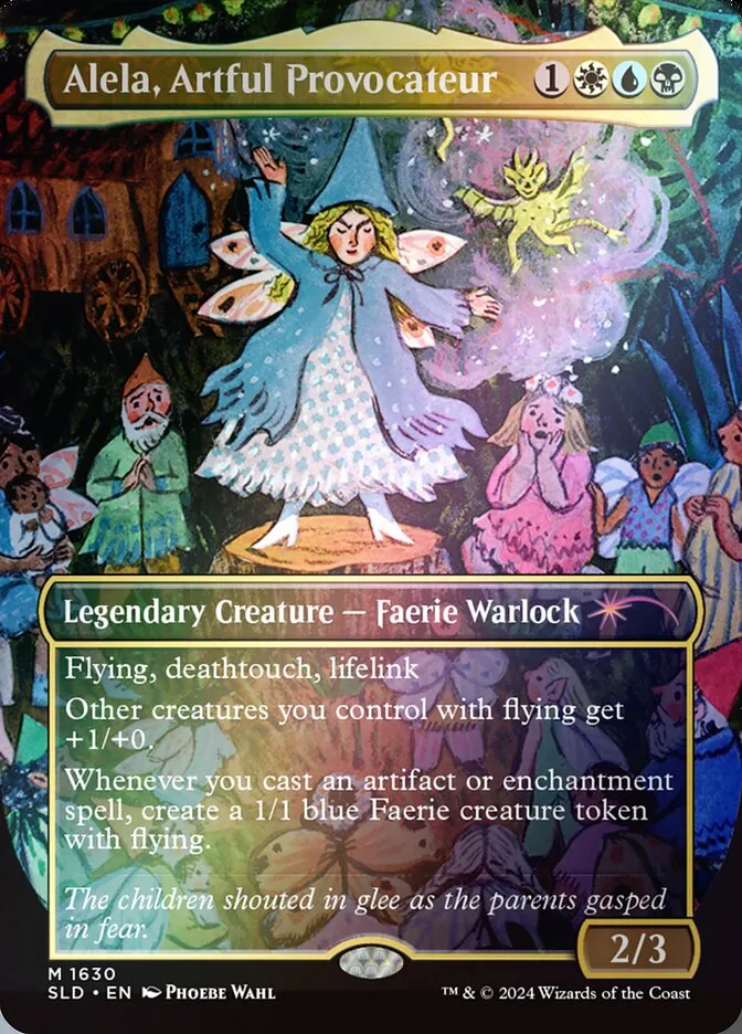 2019 Secret Lair Drop Alela, Artful Provocateur #1630★ mythic card image
