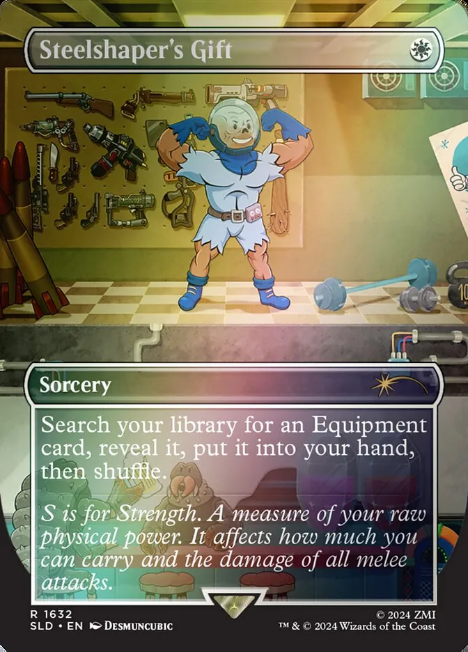 2019 Secret Lair Drop Steelshaper's Gift #1632★ rare card image