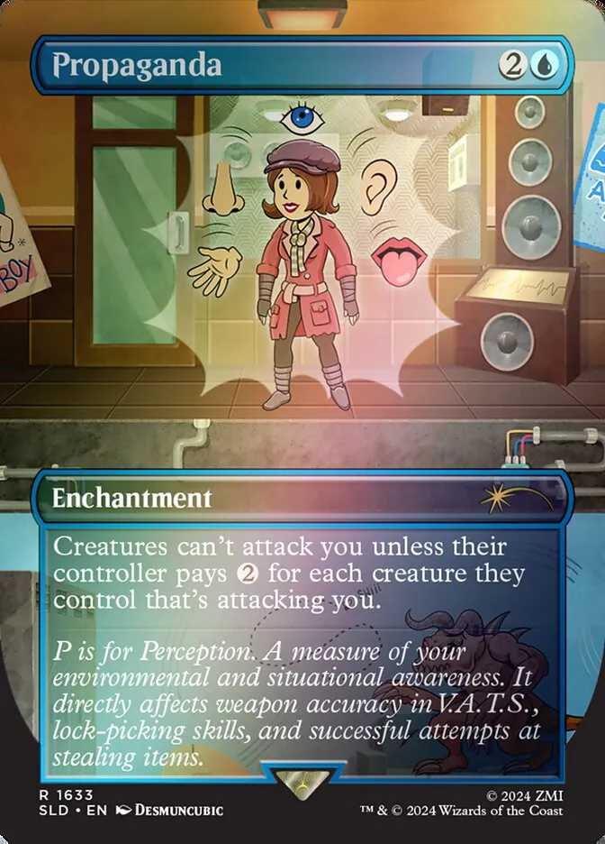 2019 Secret Lair Drop Propaganda #1633★ rare card image