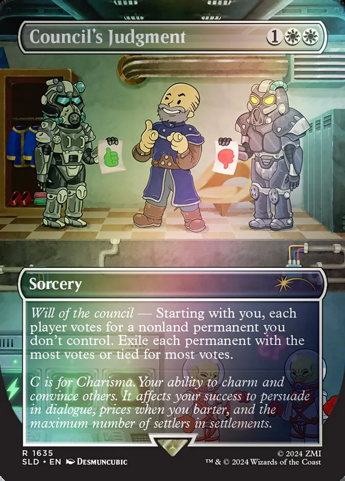 2019 Secret Lair Drop Council's Judgment #1635★ rare card image