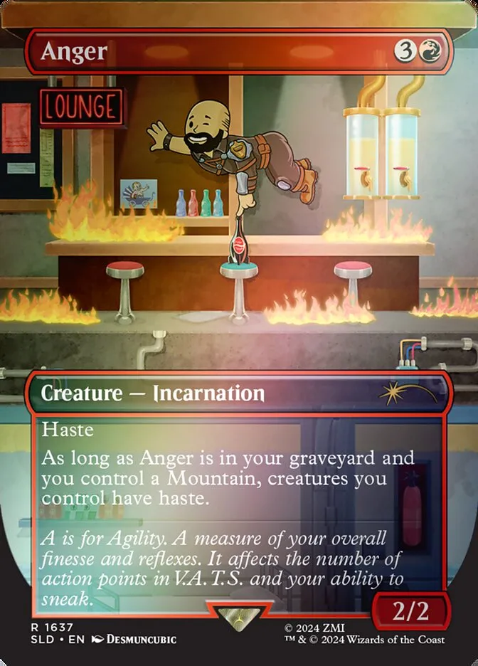 2019 Secret Lair Drop Anger #1637★ rare card image