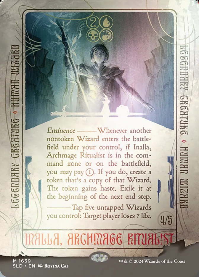 2019 Secret Lair Drop Inalla, Archmage Ritualist #1639★ mythic card image
