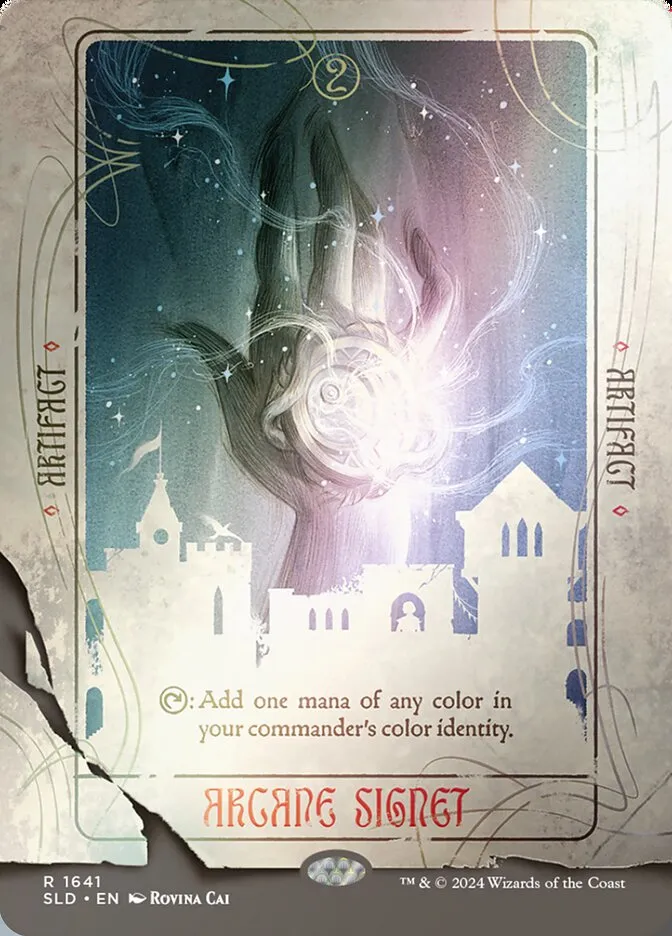 2019 Secret Lair Drop Arcane Signet #1641 rare card image