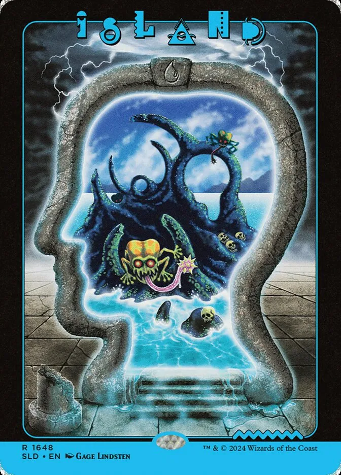 2019 Secret Lair Drop Island [Rainbow Foil] rare #1648 rare card image