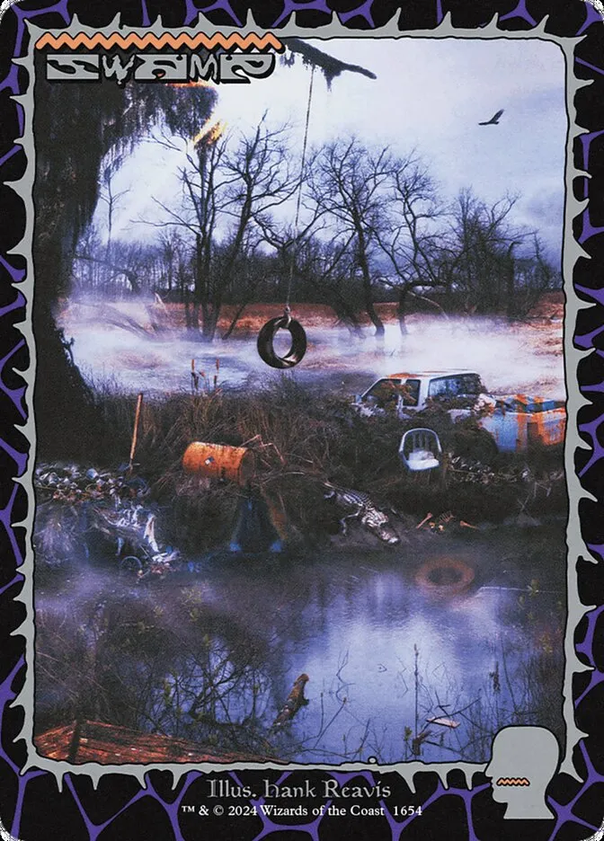 2019 Secret Lair Drop Swamp #1654 rare card image