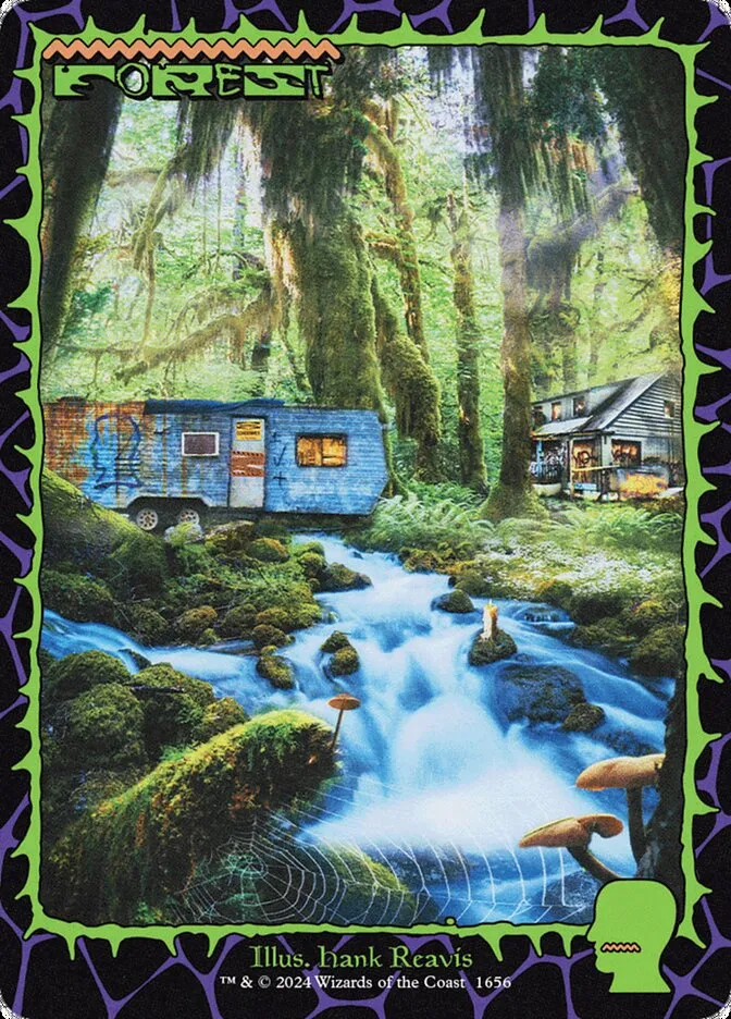 2019 Secret Lair Drop Forest #1656 rare card image