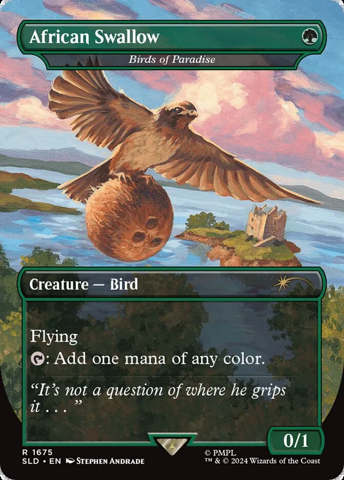 2019 Secret Lair Drop Birds of Paradise // Birds of Paradise #1675 rare card image