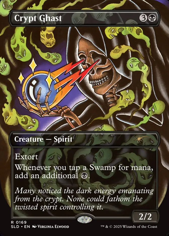 2019 Secret Lair Drop Crypt Ghast #169 rare card image