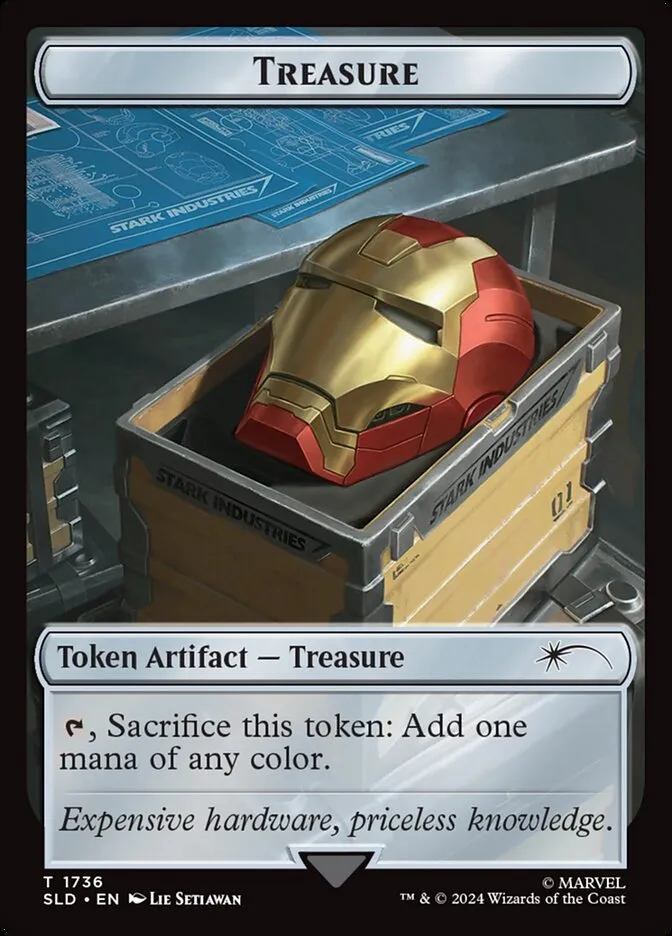 2019 Secret Lair Drop Treasure #1736 common card image