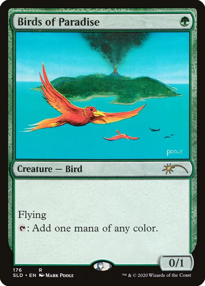 2019 Secret Lair Drop Birds of Paradise #176 rare card image