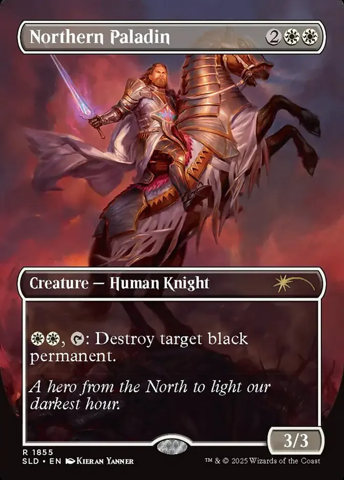 2019 Secret Lair Drop Northern Paladin #1855 rare card image