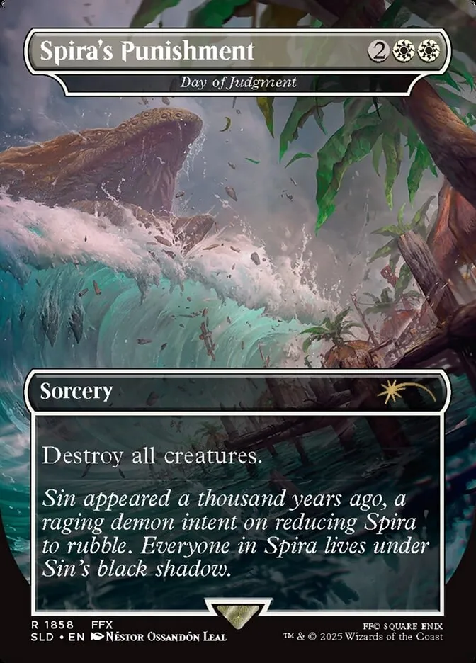 2019 Secret Lair Drop Day of Judgment #1858 rare card image