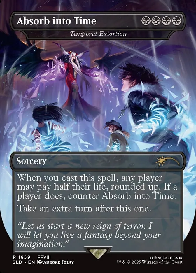 2019 Secret Lair Drop Temporal Extortion #1859 rare card image