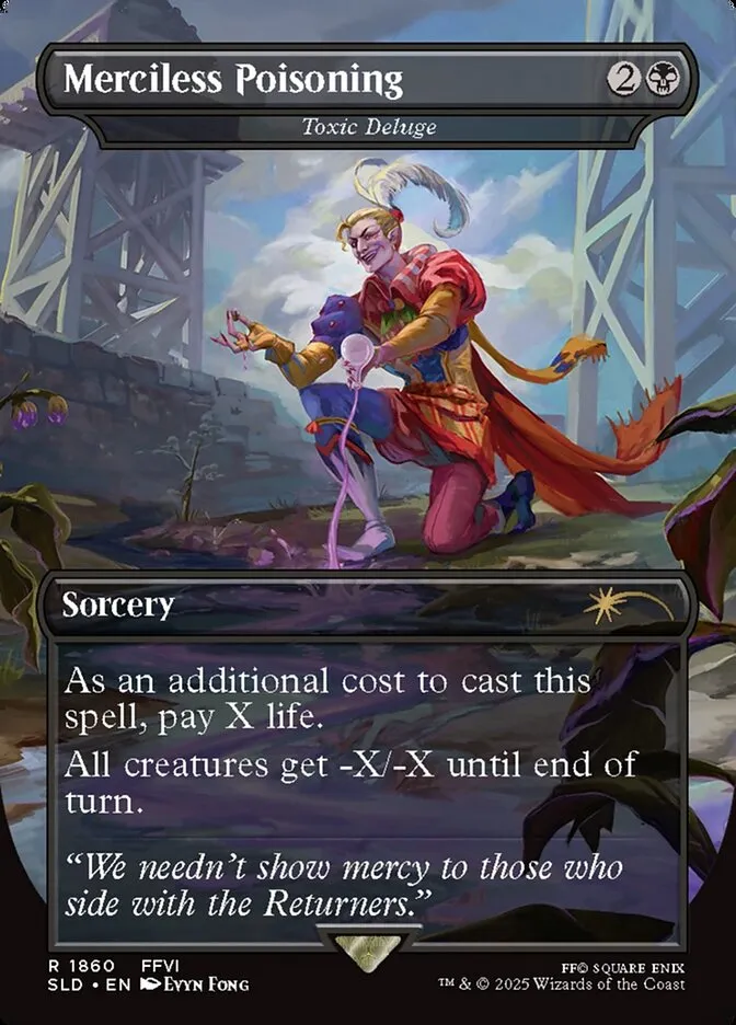 2019 Secret Lair Drop Toxic Deluge #1860 rare card image