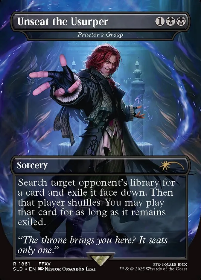 2019 Secret Lair Drop Praetor's Grasp #1861 rare card image