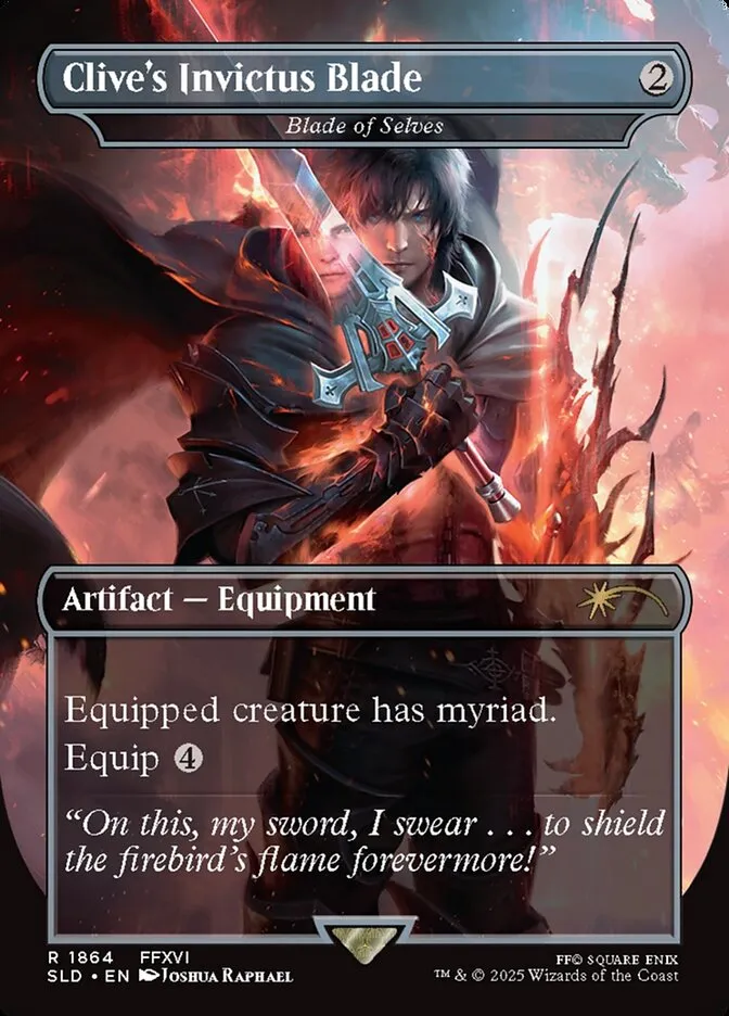 2019 Secret Lair Drop Blade of Selves #1864 rare card image