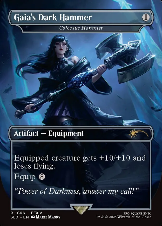 2019 Secret Lair Drop Colossus Hammer #1866 rare card image