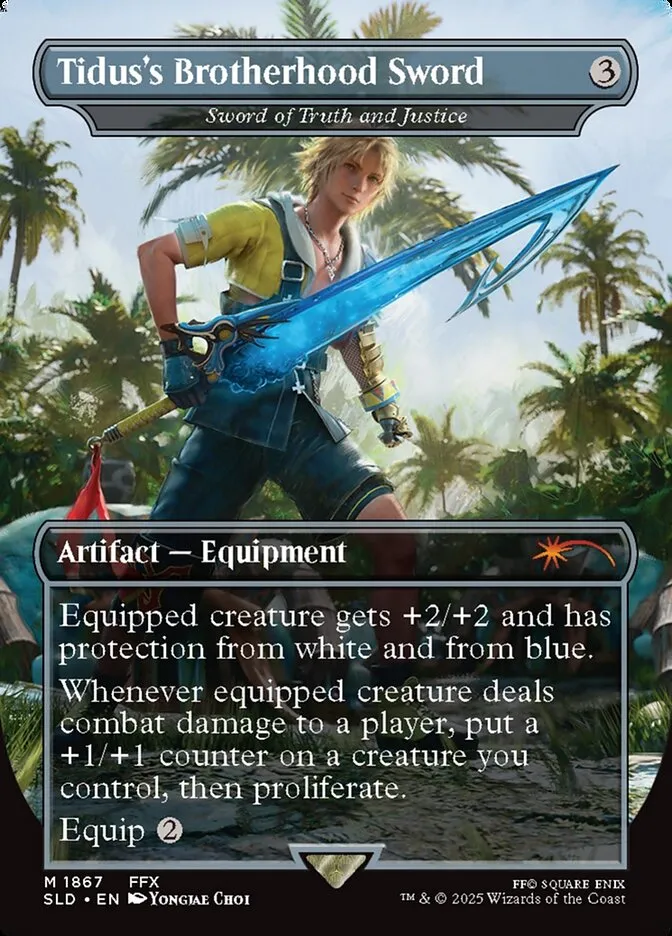 2019 Secret Lair Drop Sword of Truth and Justice #1867 mythic card image