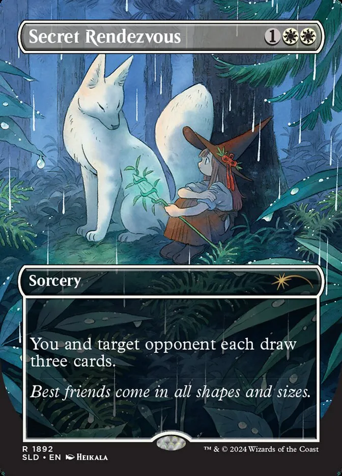 2019 Secret Lair Drop Secret Rendezvous [Rainbow Foil] rare #1892 rare card image