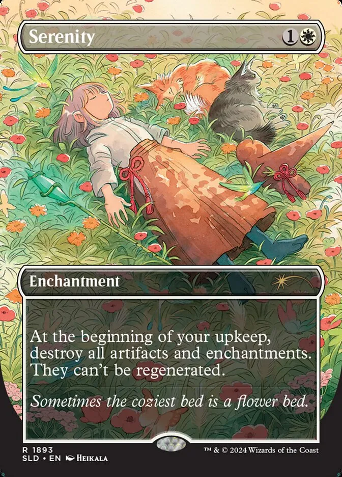 2019 Secret Lair Drop Serenity [Rainbow Foil] rare #1893 rare card image