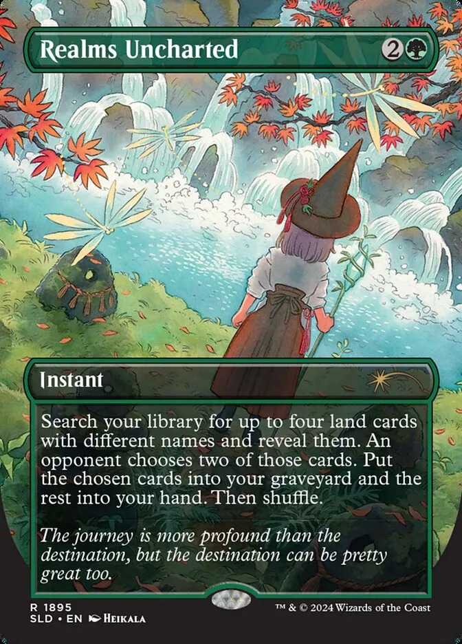 2019 Secret Lair Drop Realms Uncharted #1895 rare card image
