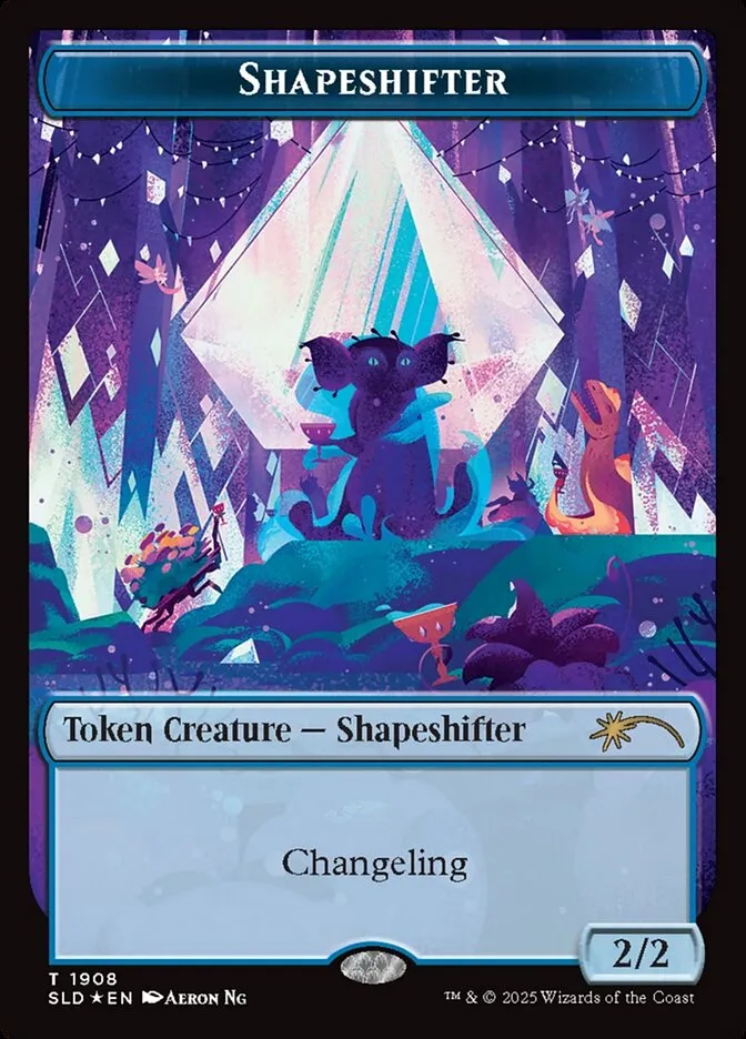 2019 Secret Lair Drop Shapeshifter #1908 rare card image